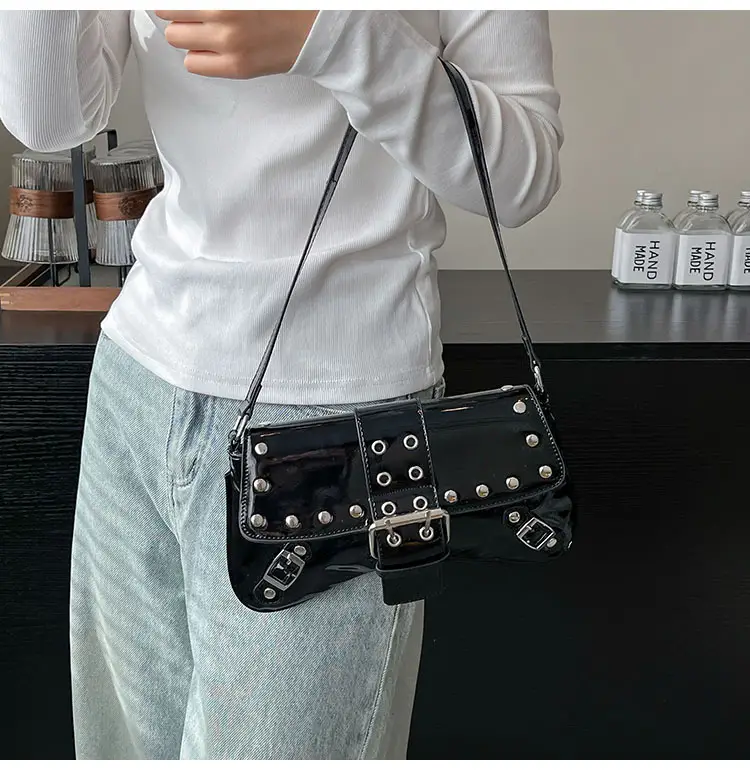 Luxury Red Korean Style Shoulder Bag for Women 2026 — feature 20