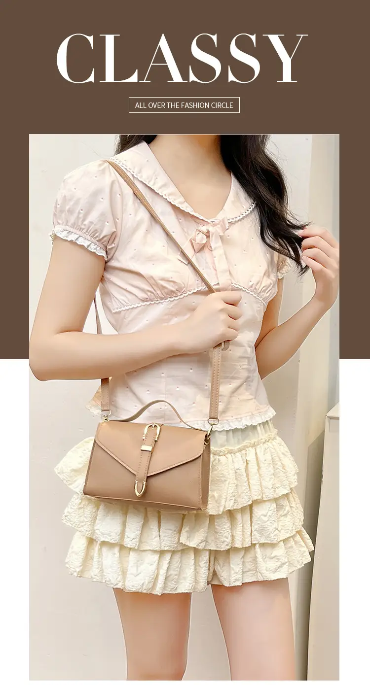 Korean Style Women's Leather Crossbody Bag 2025 — feature 1