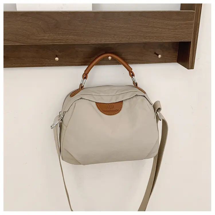 Light Beige Women's Shoulder Bag with Top Handle — feature 12