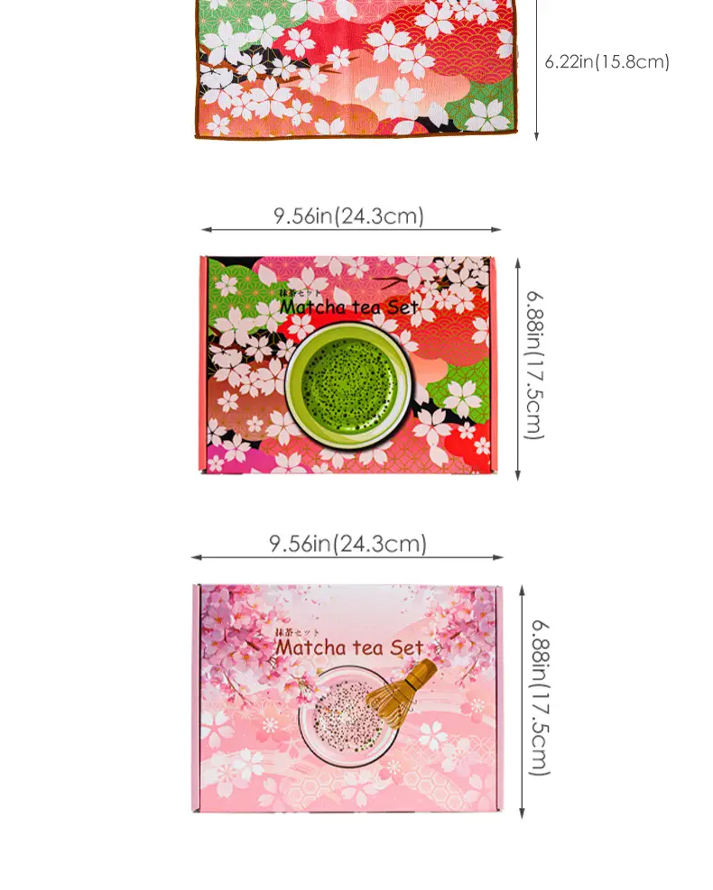 Cross-Border Japanese Matcha Tea Set 7-Piece Pink Ceramic Bowl — feature 15