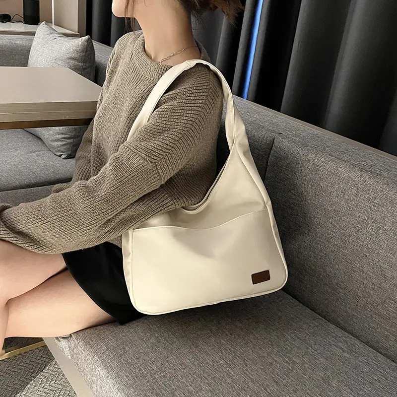 Brown Logo Print Crossbody Tote Bag - Image 5