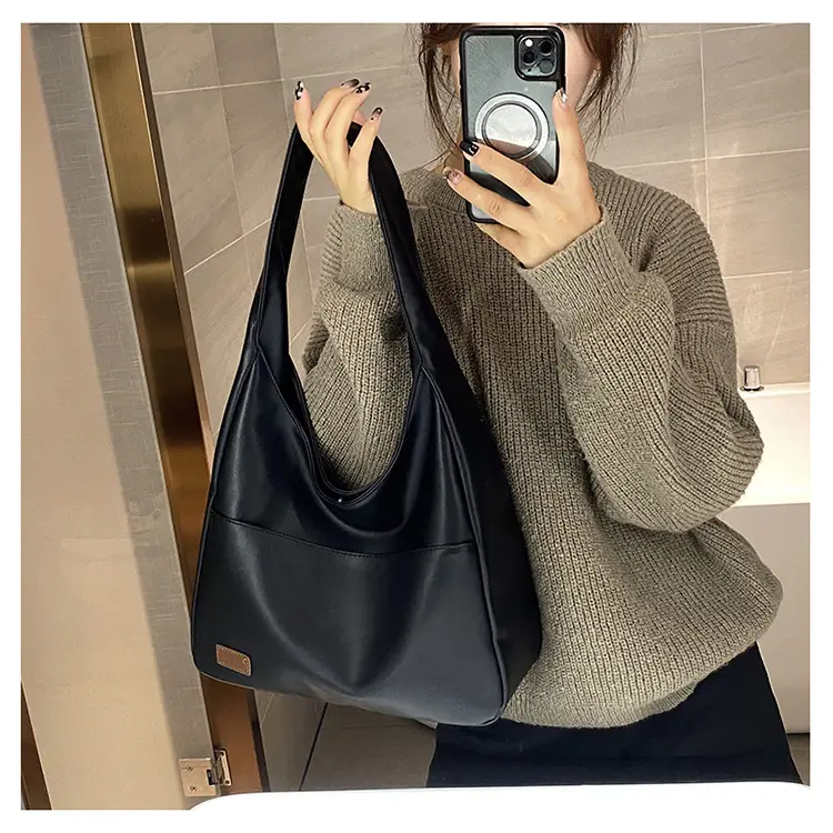 Brown Logo Print Crossbody Tote Bag — feature 13