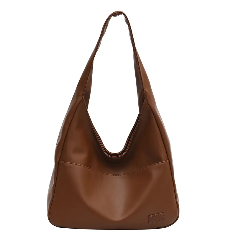 Brown Logo Print Crossbody Tote Bag - Image 2