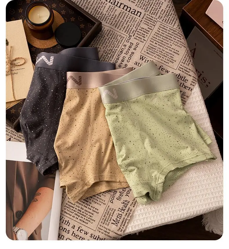 Pure Cotton Starry Sky Men's Underwear — feature 11