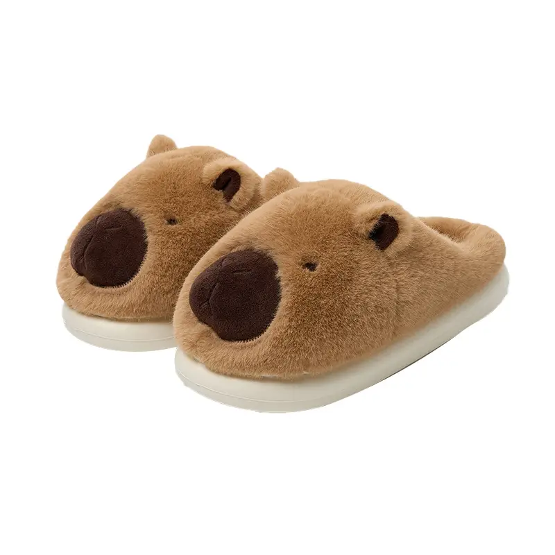 Women Cotton Bear Slippers Warm Anti-Slip Winter - Image 7