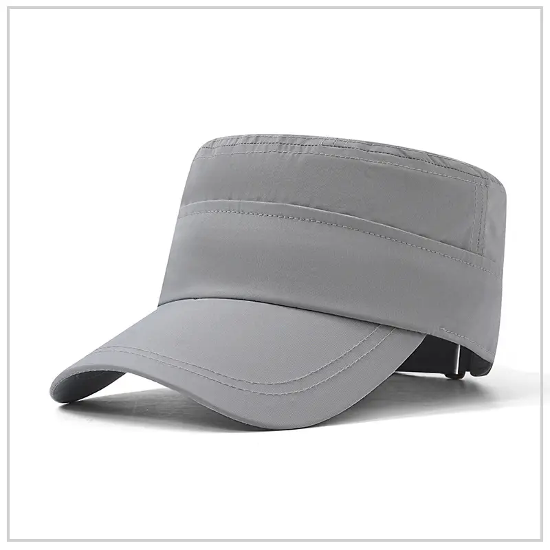 Men's Detachable Duck Tongue Hat with Zipper Closure