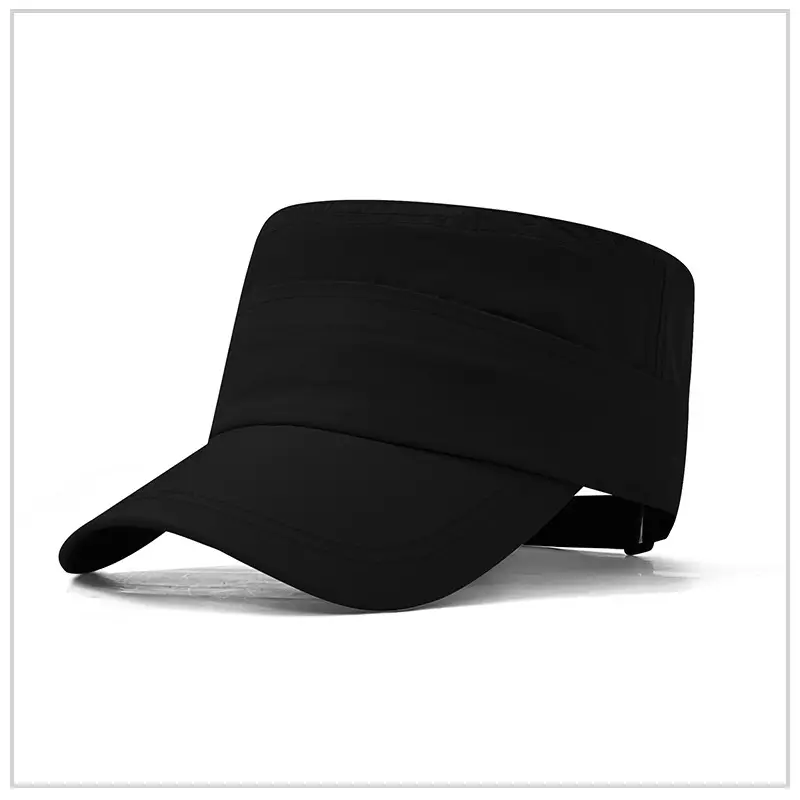 Men's Detachable Duck Tongue Hat with Zipper Closure