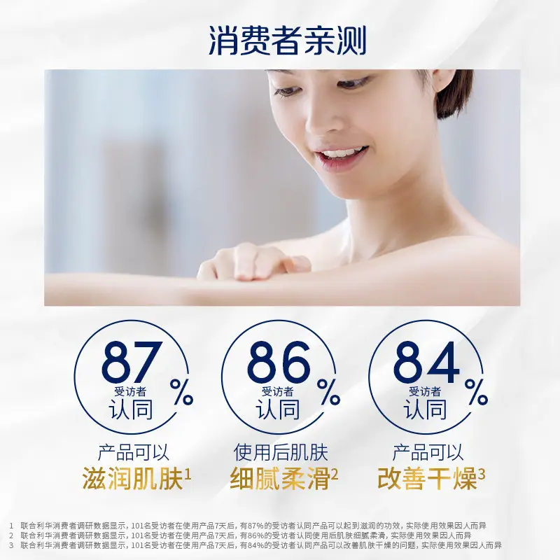 Dove Deeply Moisturizing Cherry Blossom Sweet Fragrance Nourishing Skin Milk Shower Gel 550g Men's and Women's Shower Gel Wholesale