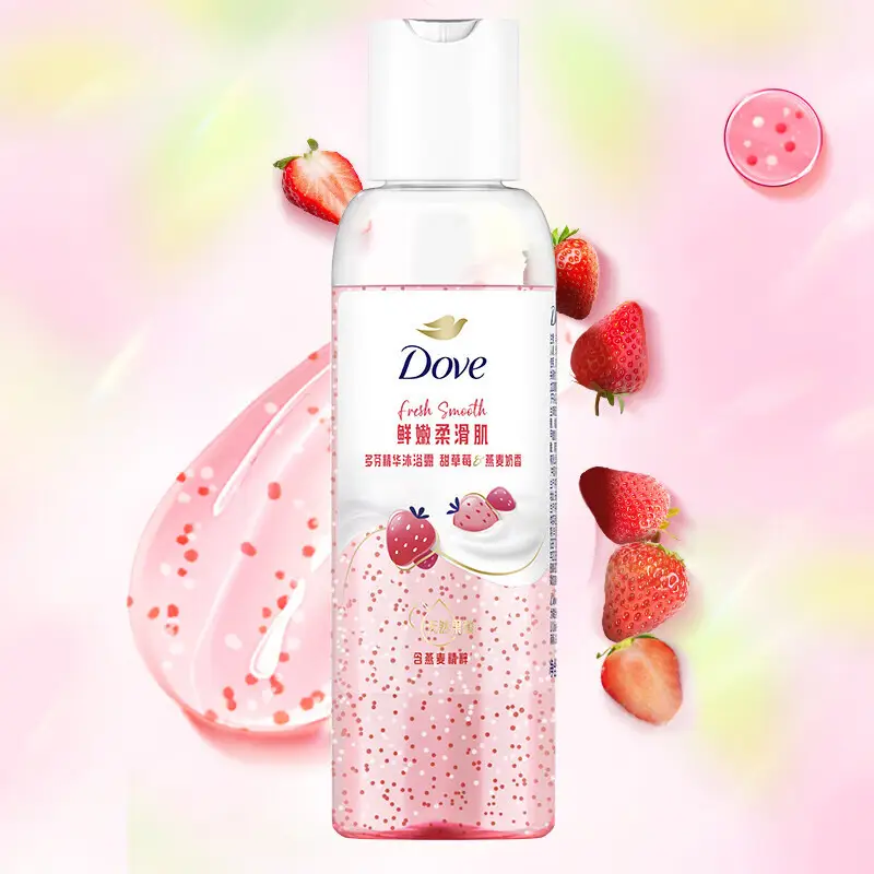 Dove Deeply Moisturizing Cherry Blossom Sweet Fragrance Nourishing Skin Milk Shower Gel 550g Men's and Women's Shower Gel Wholesale