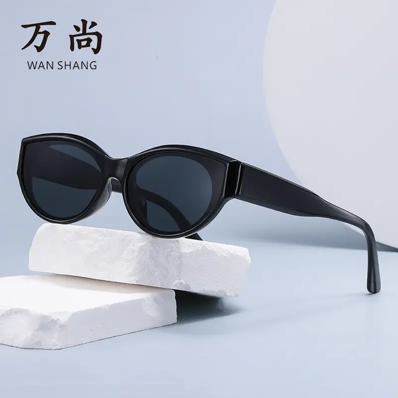 European Cat-Eye Sunglasses Anti-Uv Polarized Face Show - Image 4