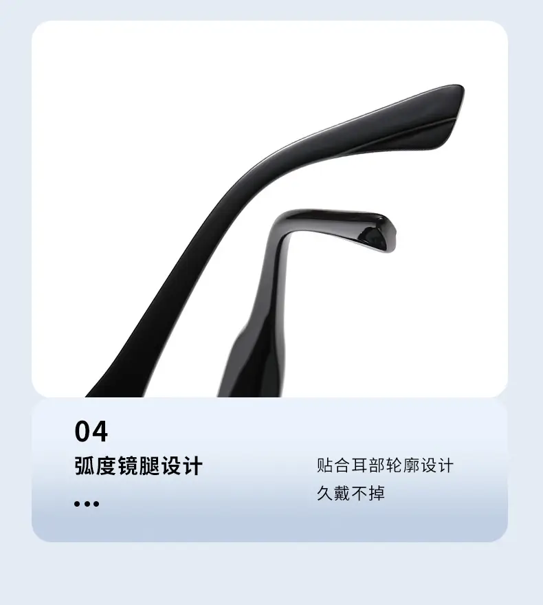 European Cat-Eye Sunglasses Anti-Uv Polarized Face Show β feature 9