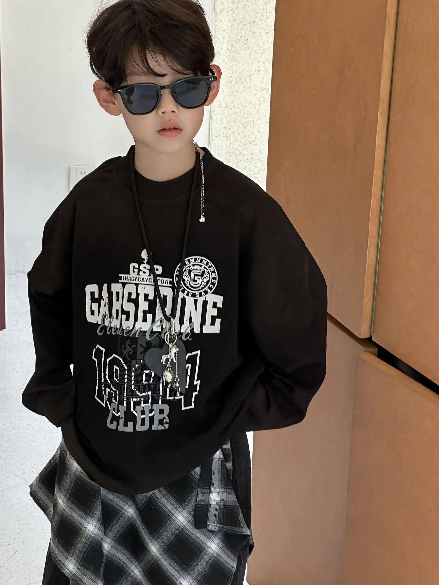 Boys Long Sleeve Yellow Graphic T-Shirt 2025 - Image 4