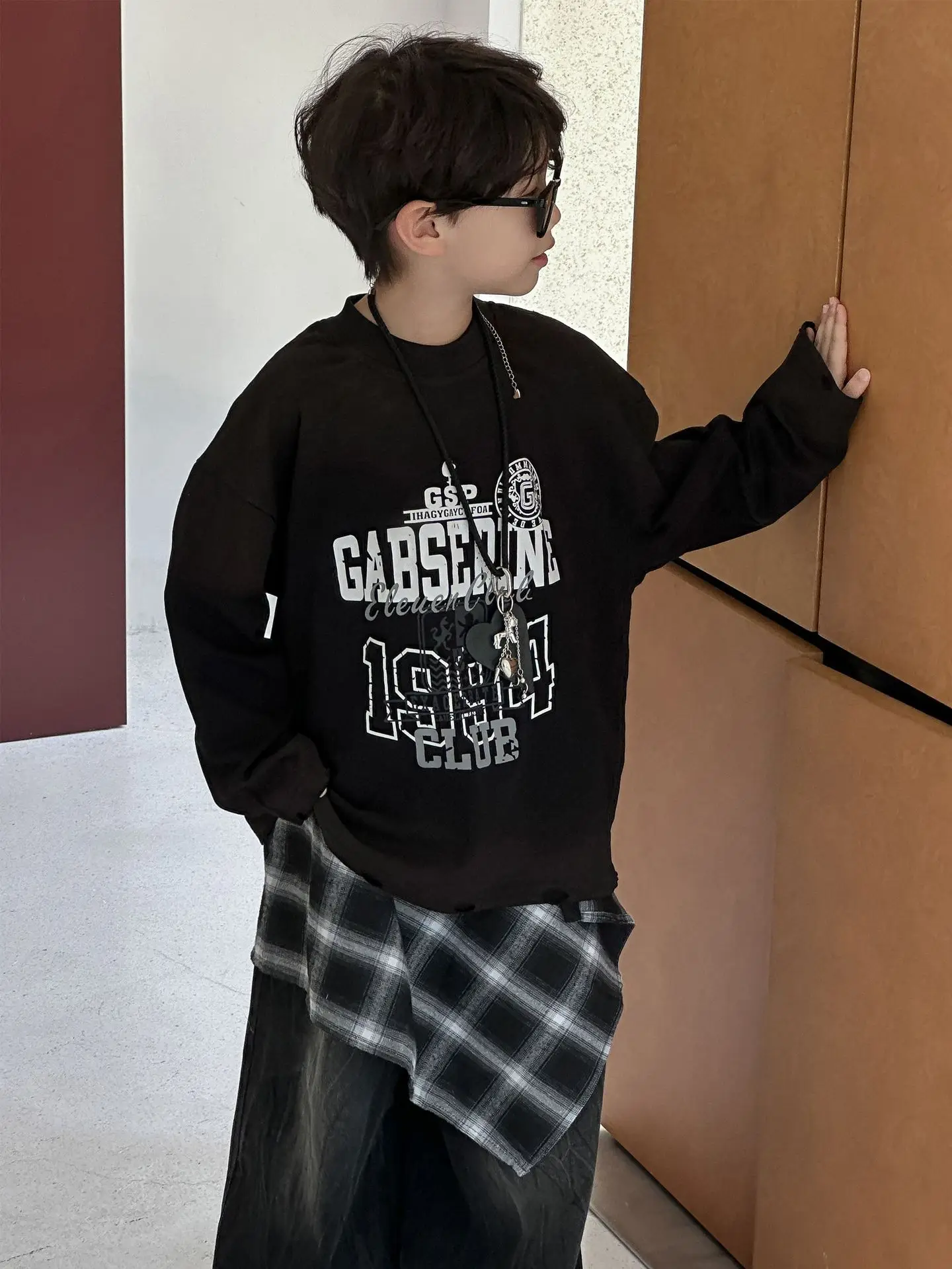 Boys Long Sleeve Yellow Graphic T-Shirt 2025 - Image 6