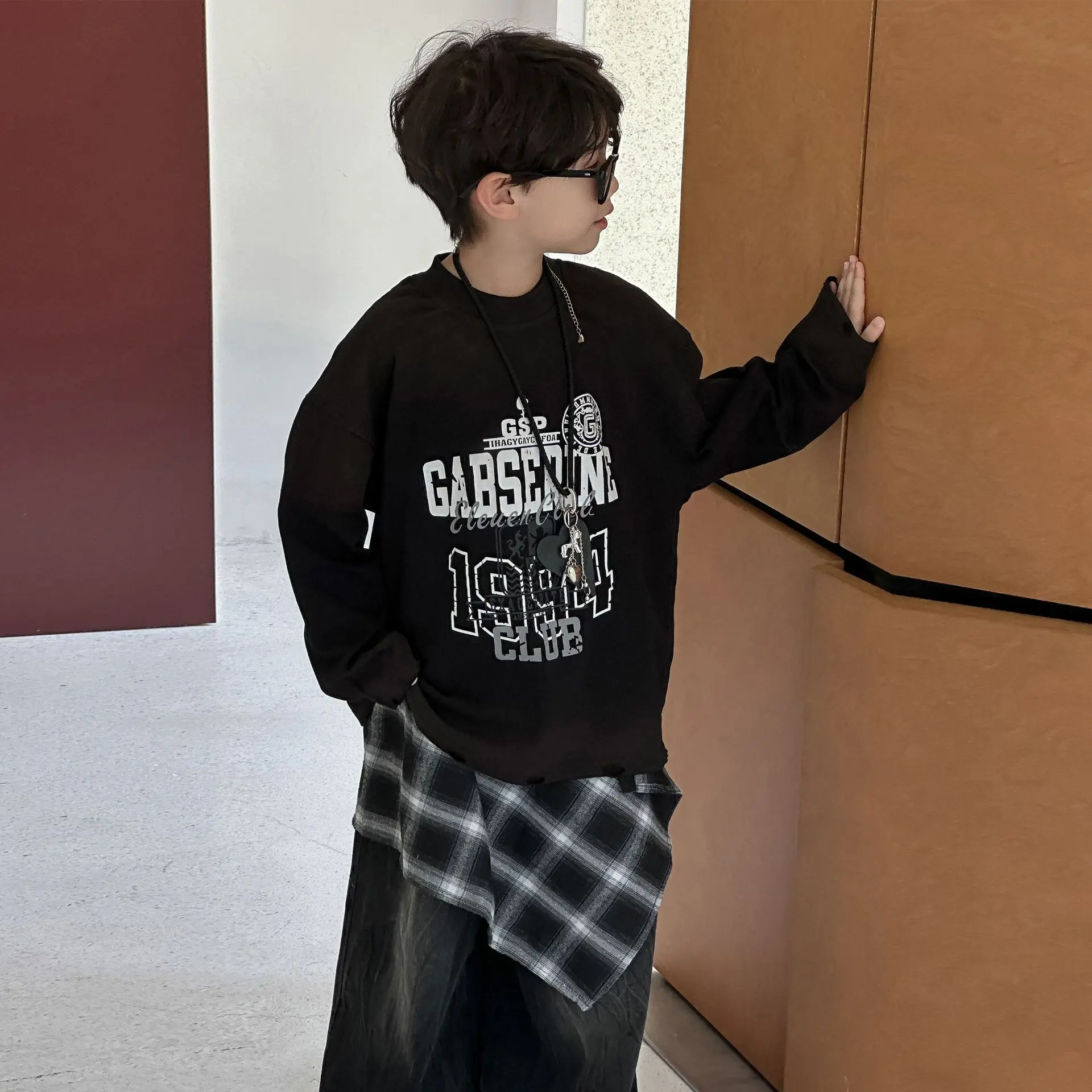 Boys Long Sleeve Yellow Graphic T-Shirt 2025 — feature 13