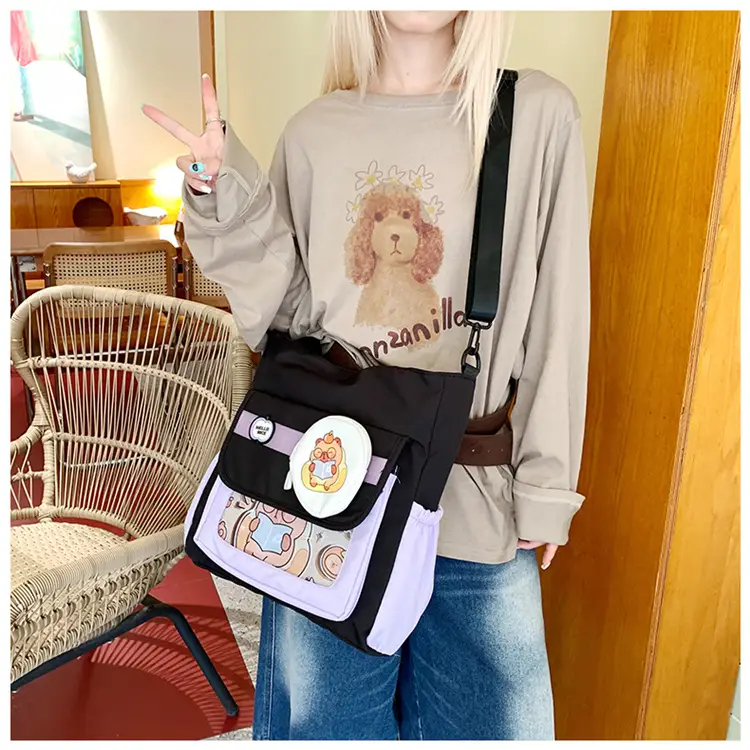 Cute Japanese Style Storage Bag for Girls School — feature 16