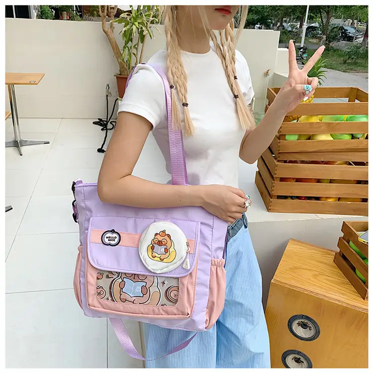 Cute Japanese Style Storage Bag for Girls School — feature 21