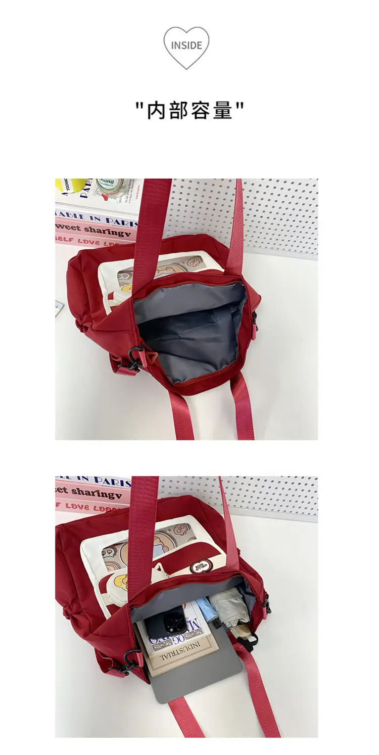 Cute Japanese Style Storage Bag for Girls School — feature 5