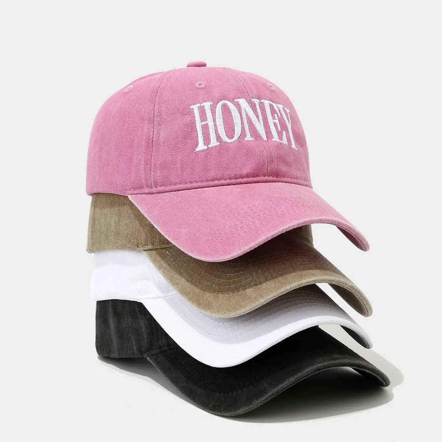Honey Embroidered Honey Cap for Women Autumn Sun Protection - Image 6