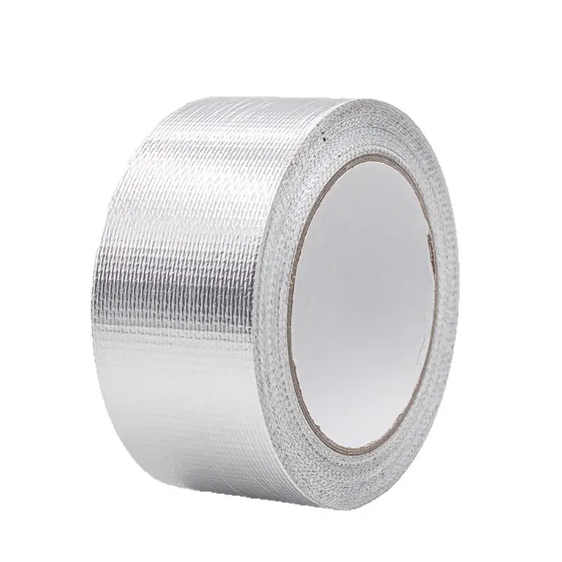 Fiberglass Aluminum Foil Tape for Wrapping and Wrapping Air Conditioner Units, Thickened Waterproof and Sun-Proof Insulation Tape for Pipe Protection