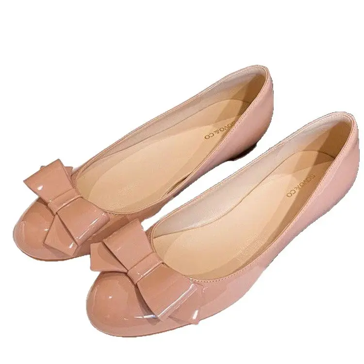 French Bow Slip-On Women Shoes 2025 Summer - Image 5