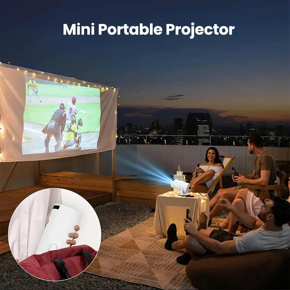 Cross-Border Hy300 Portable Smart Projector 720P H713 Android 11 Lcd Projector Supports High Definition — feature 6