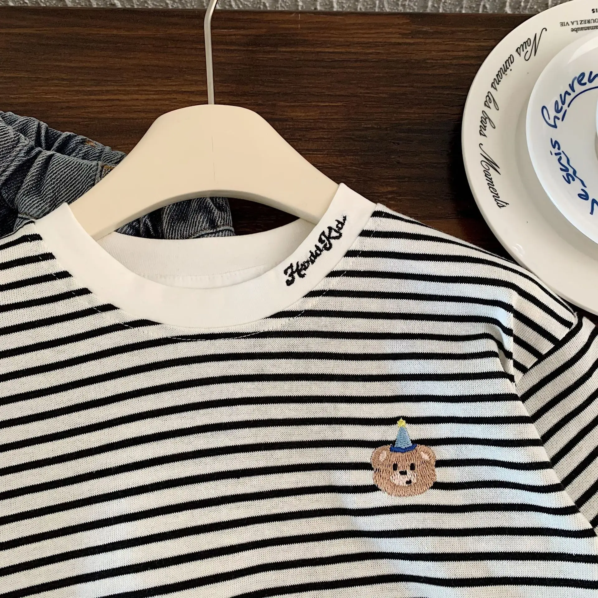 Bangcheng Boys Striped Long Sleeve T-Shirt 2026 Spring Autumn - Image 5