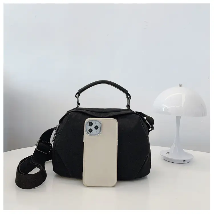Women's Textured Waterproof Oxford Handbag Beige Multi Layer Casual — feature 40