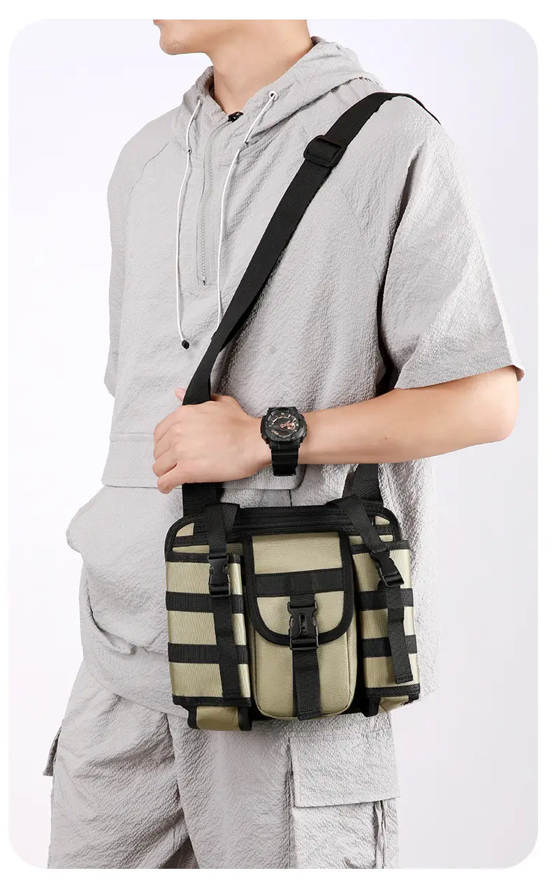 Trendy Casual Crossbody Bag for Men Women Outdoor Sports — feature 16