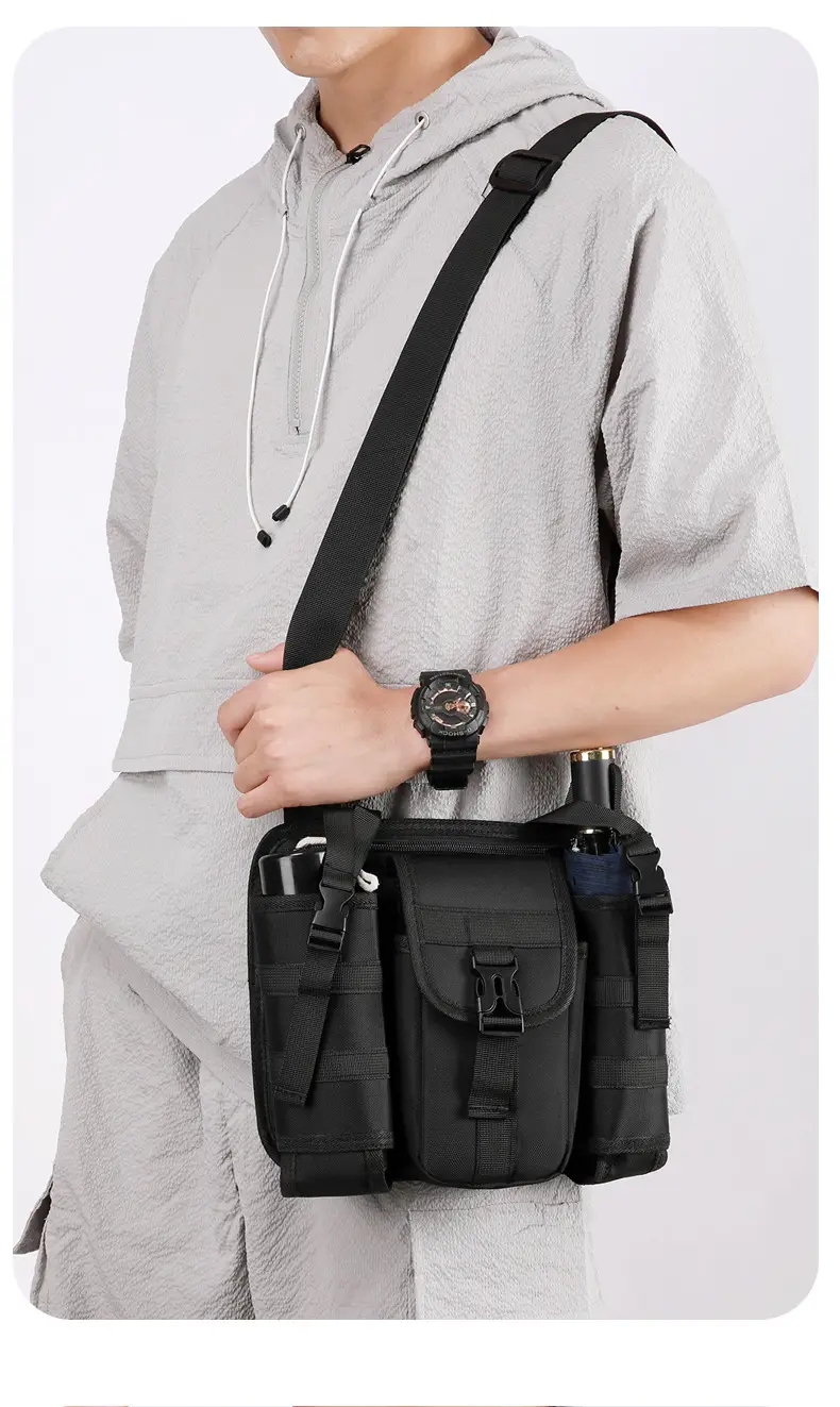 Trendy Casual Crossbody Bag for Men Women Outdoor Sports — feature 18