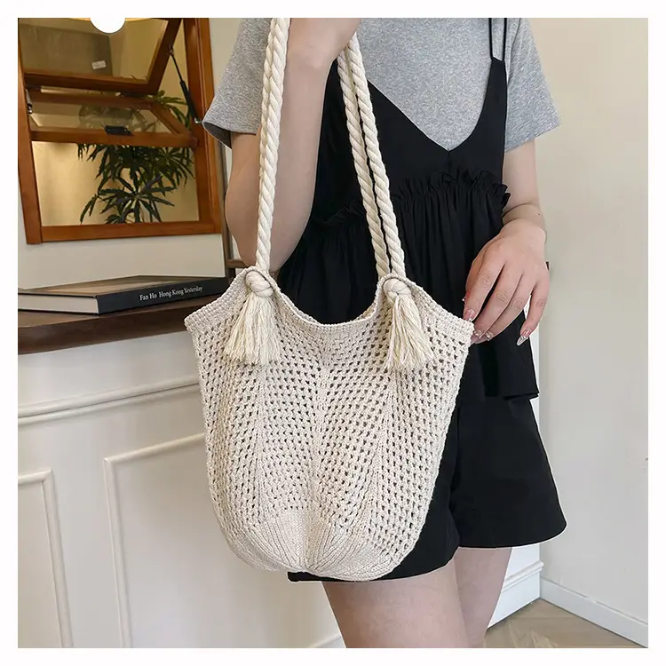 Women Woven Straw Shoulder Bag Summer New Fashion — feature 20