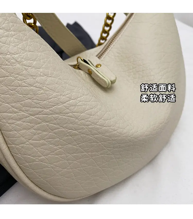 Women Chain Crossbody Bag Beige Large Capacity — feature 5