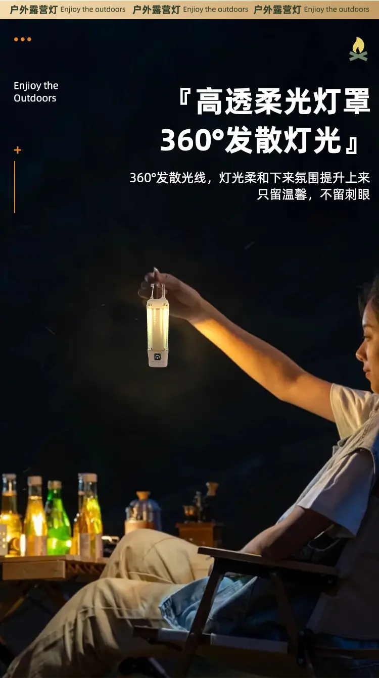 Rechargeable Camping Lamp Ultra Bright Outdoor Use — feature 5