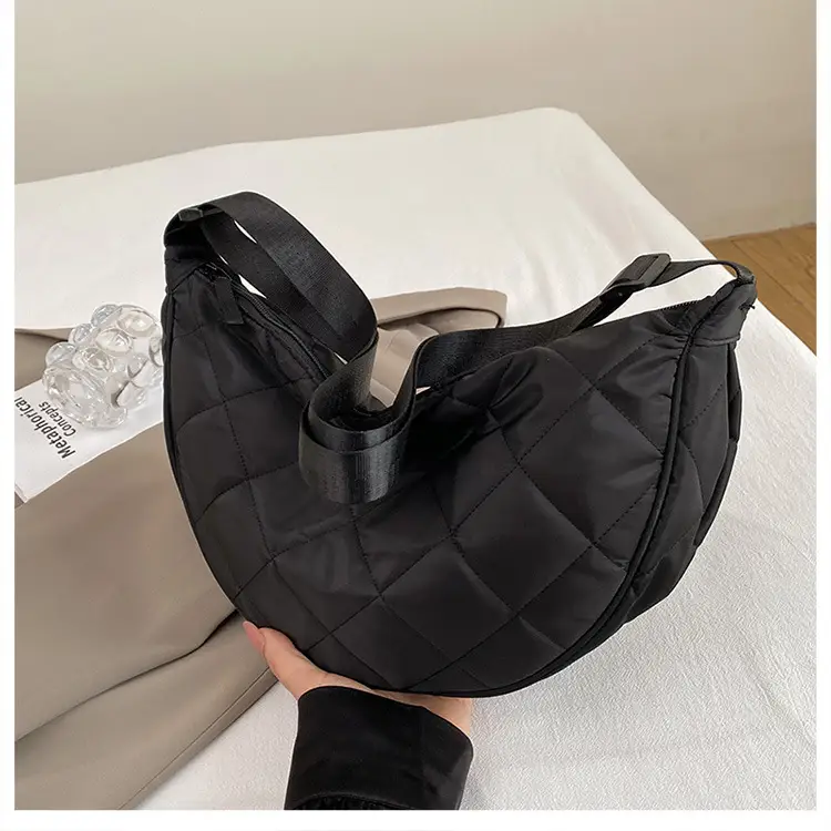 Women Quilted Crossbody Bag Large Capacity Niche Versatile — feature 28