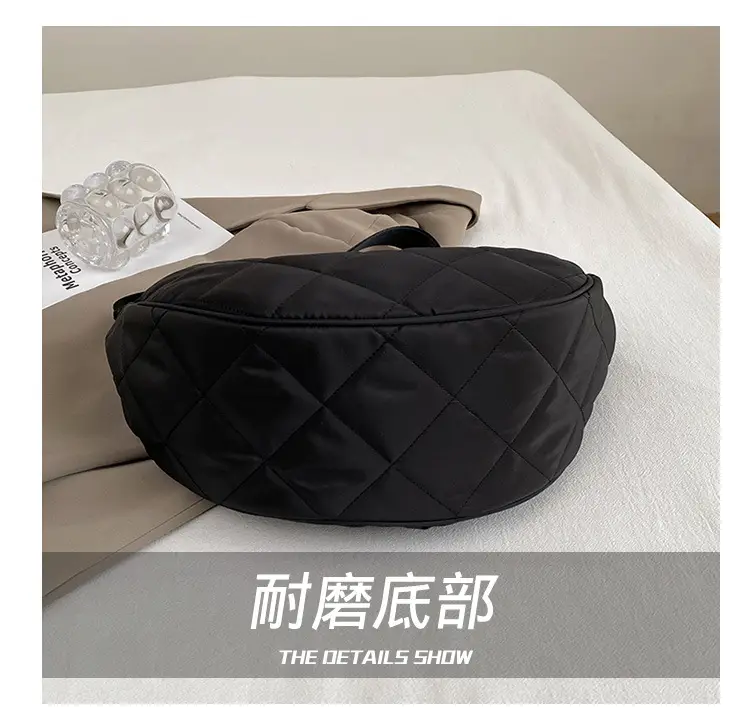 Women Quilted Crossbody Bag Large Capacity Niche Versatile — feature 6