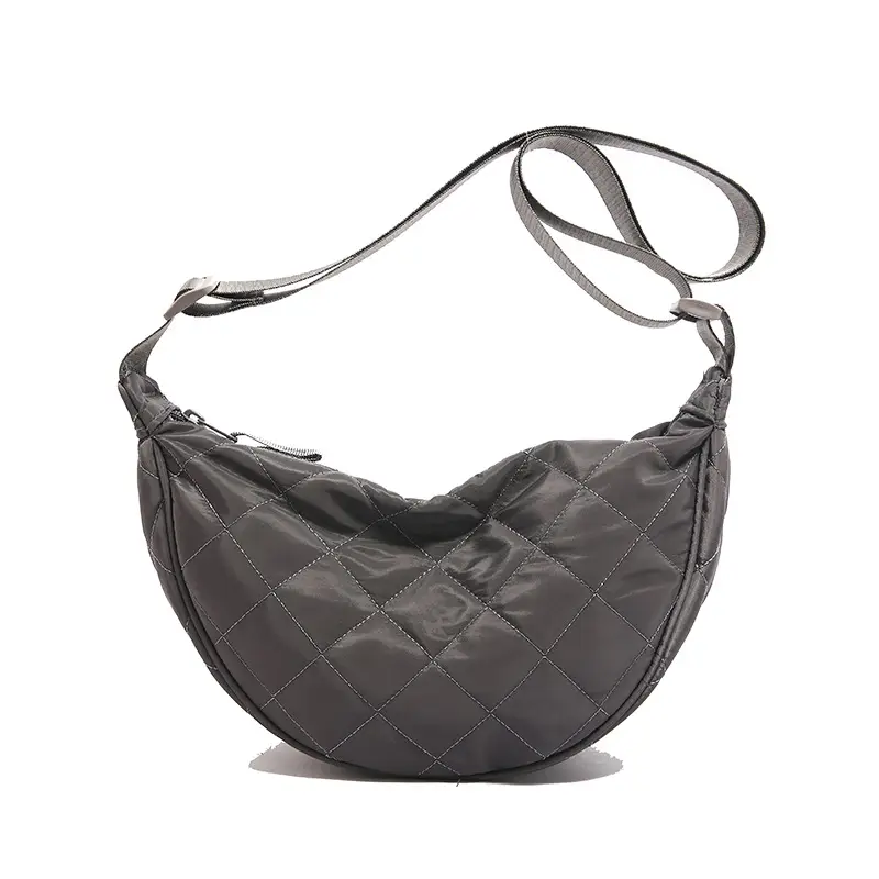 Women Quilted Crossbody Bag Large Capacity Niche Versatile - Image 4