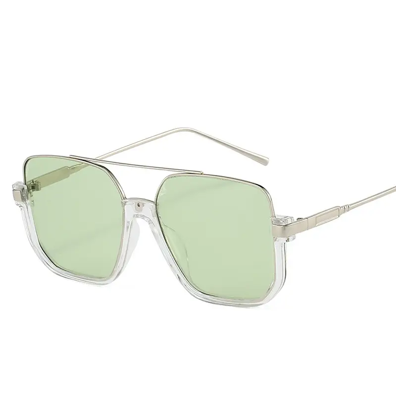 Double Beam Metal Sunglasses Women Korean Style Anti UV - Image 16