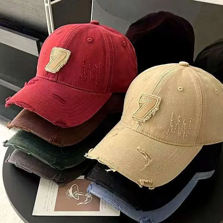 Women Baseball Cap with Letter Embroidery & Sun Hat - Image 9