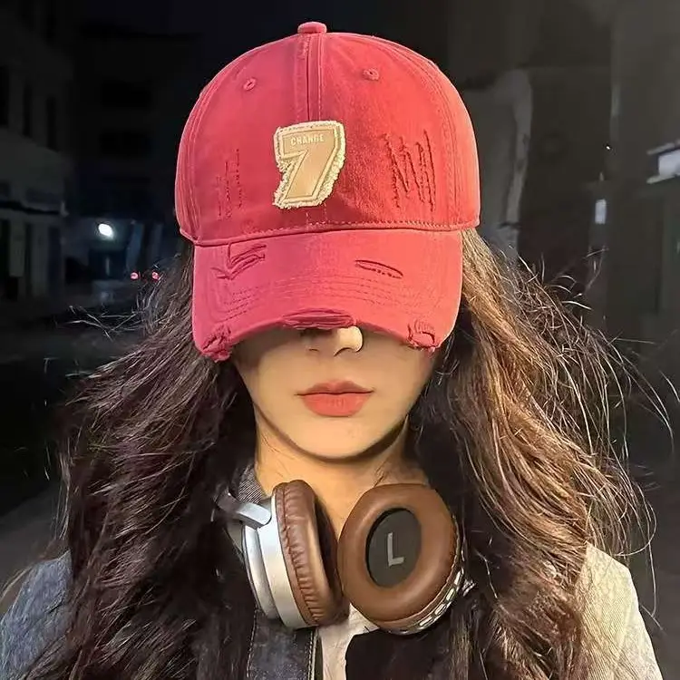 Women Baseball Cap with Letter Embroidery & Sun Hat - Image 10