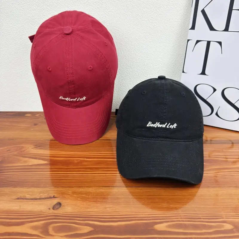 Women's Red & Black Baseball Caps with "Inspired By Lath" Design - Image 9