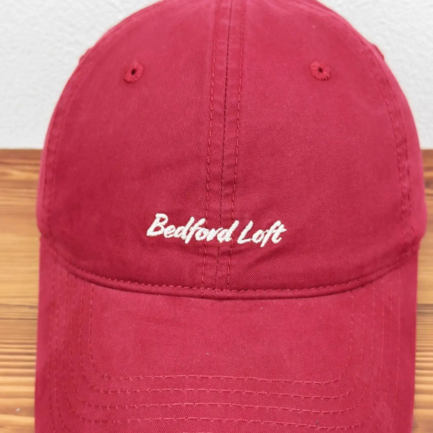 Women's Red & Black Baseball Caps with "Inspired By Lath" Design — feature 17
