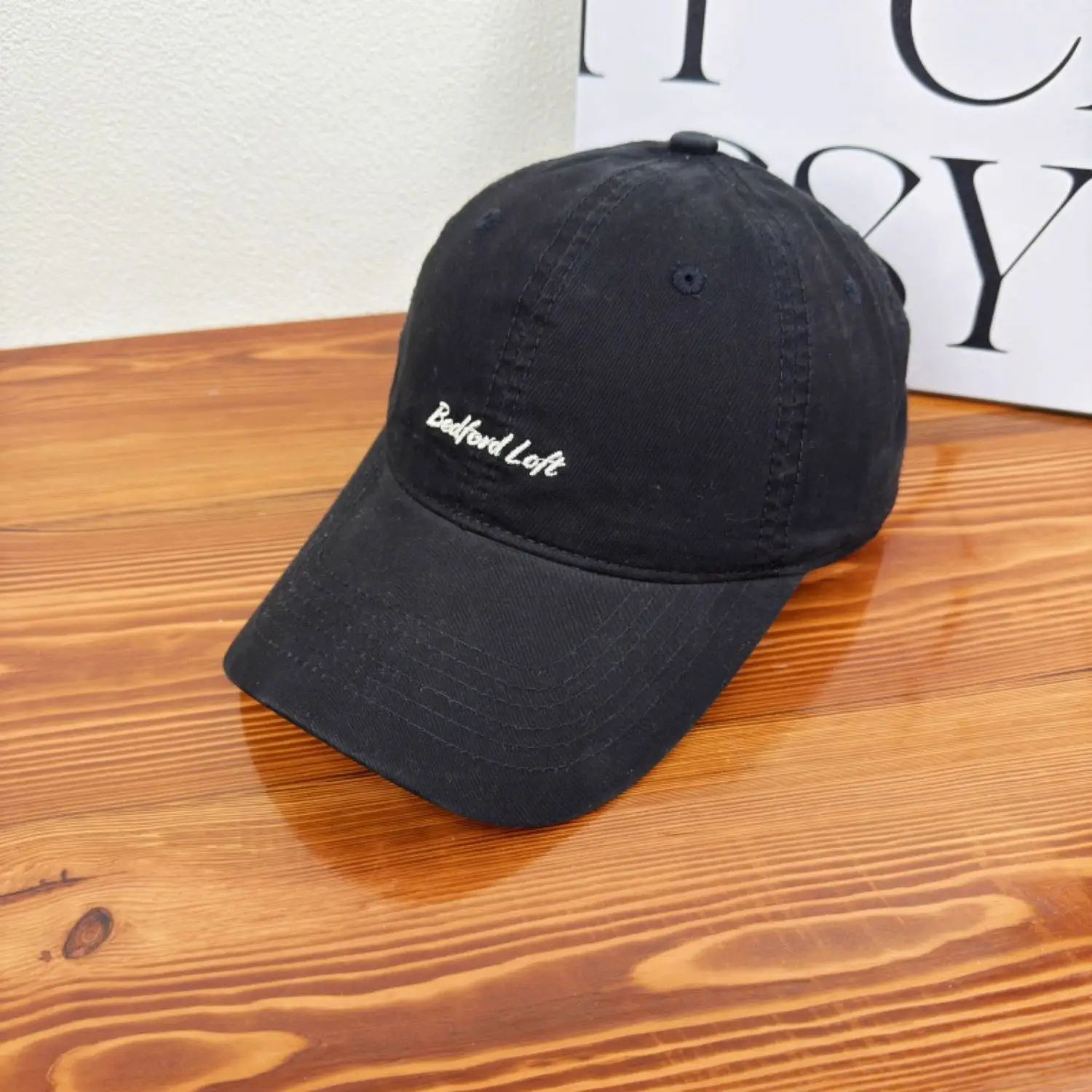 Women's Red & Black Baseball Caps with "Inspired By Lath" Design — feature 6