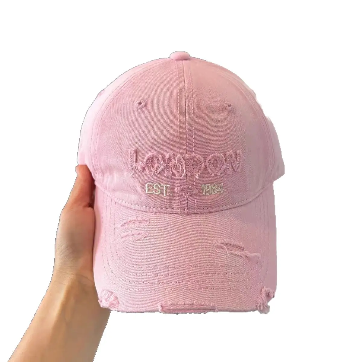 Vintage Distressed Baseball Cap for Women, 1984 Est. - Image 10