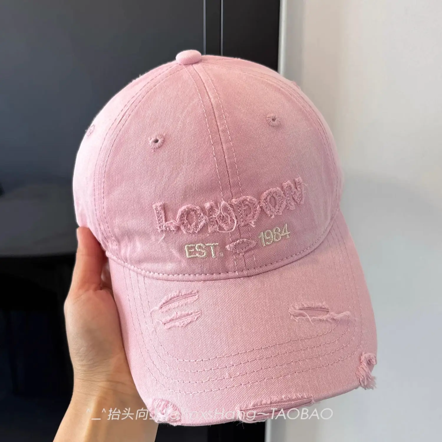 Vintage Distressed Baseball Cap for Women, 1984 Est. — feature 10
