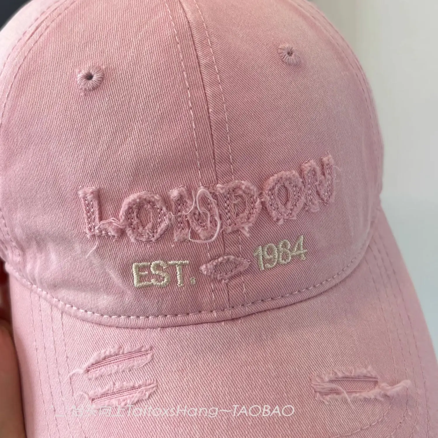 Vintage Distressed Baseball Cap for Women, 1984 Est. — feature 11