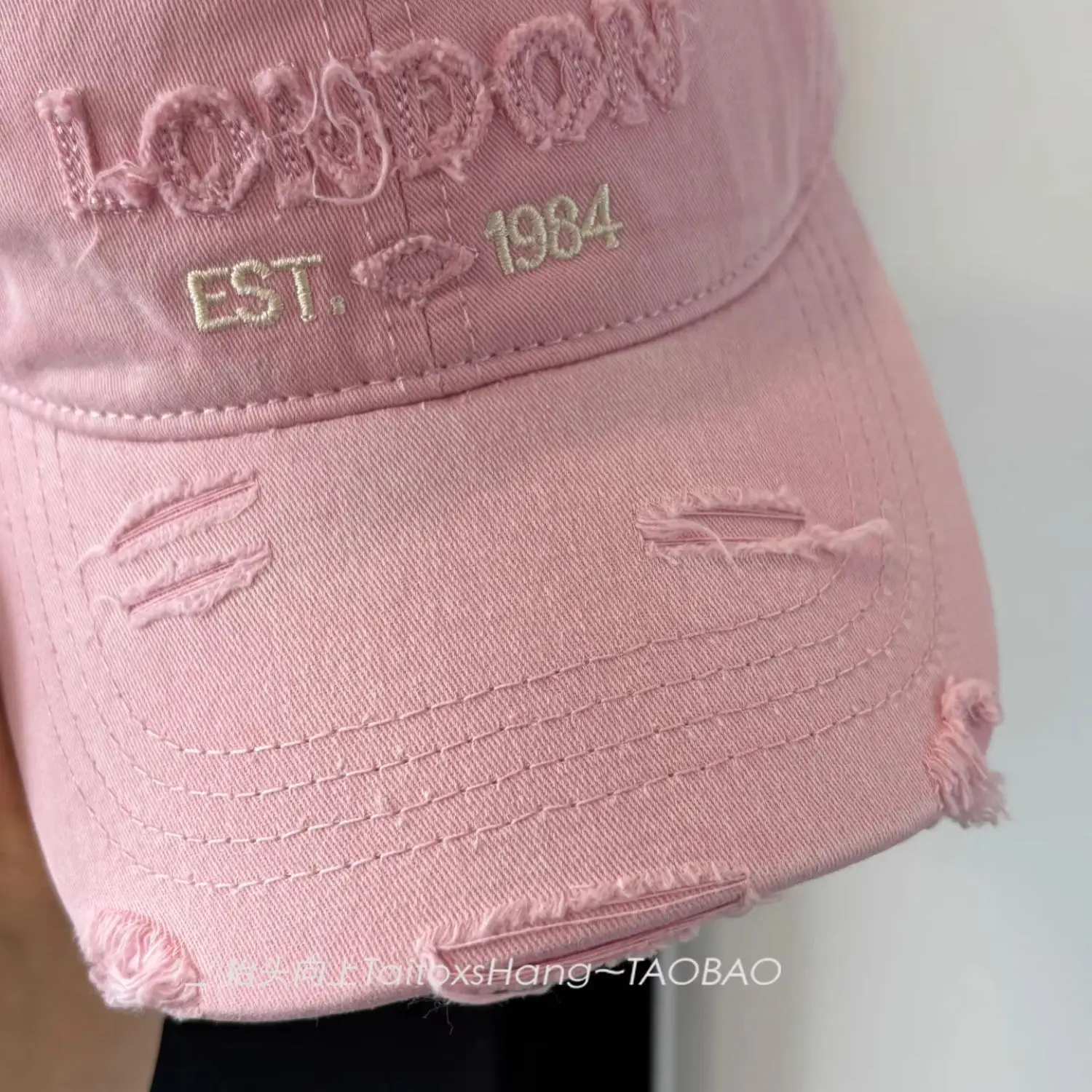 Vintage Distressed Baseball Cap for Women, 1984 Est. — feature 13