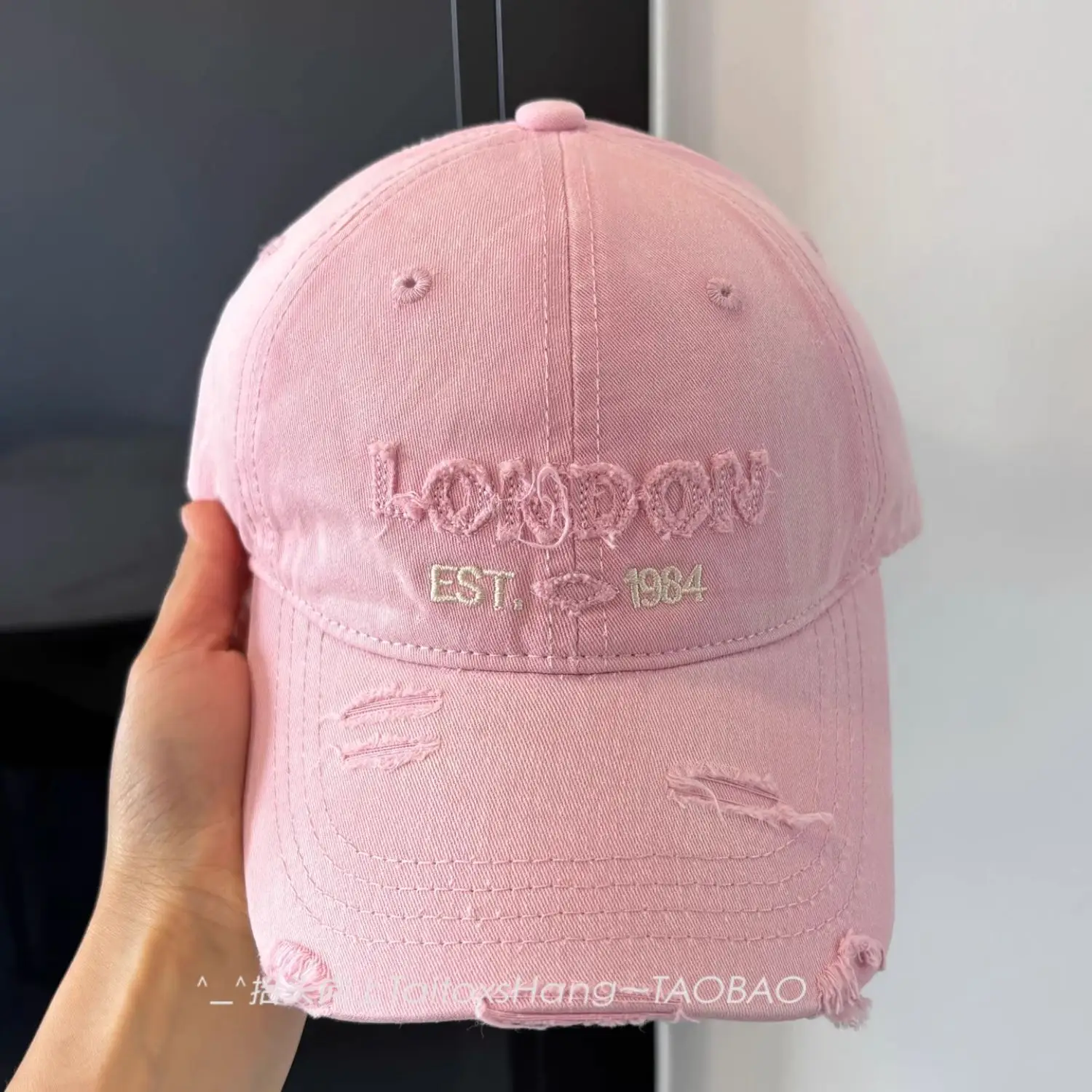 Vintage Distressed Baseball Cap for Women, 1984 Est. — feature 7