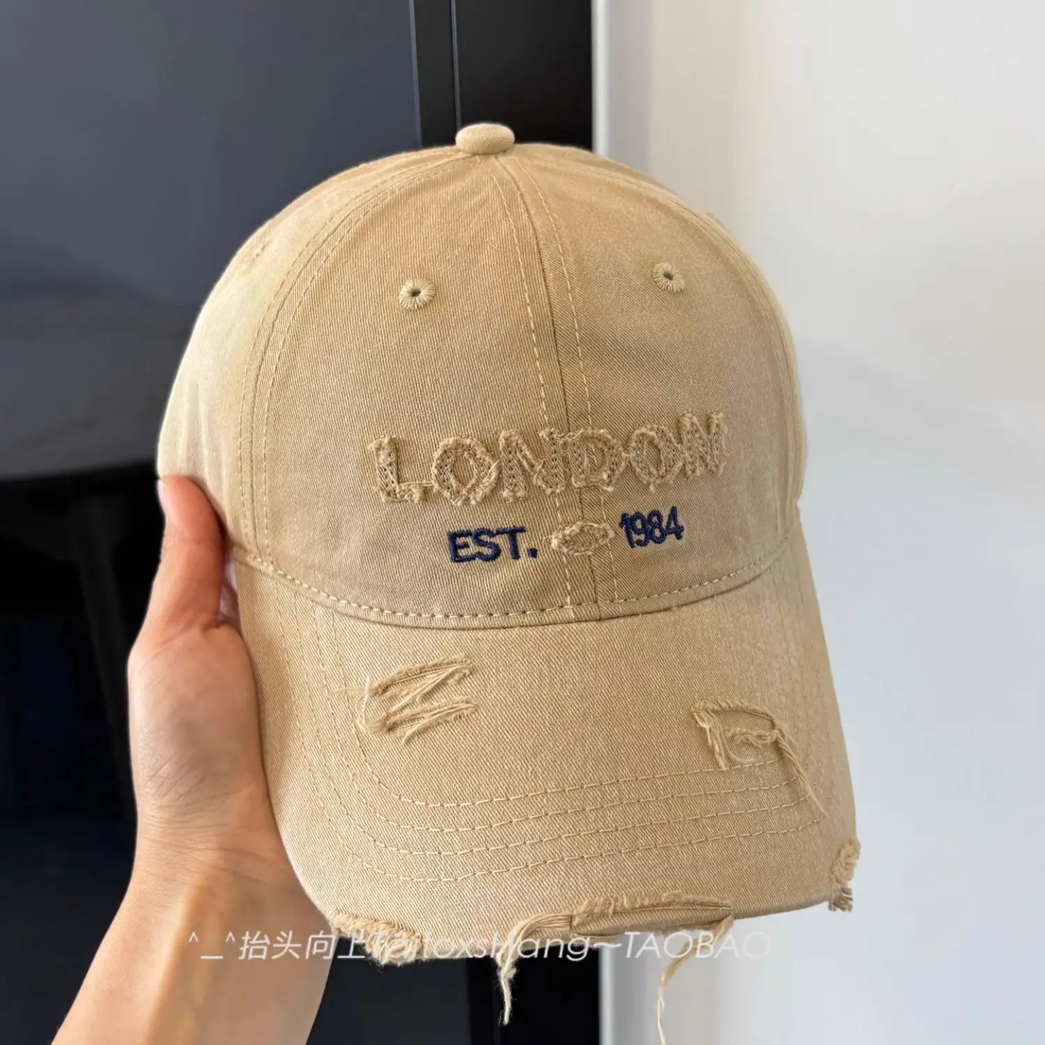 Vintage Distressed Baseball Cap for Women, 1984 Est. — feature 9