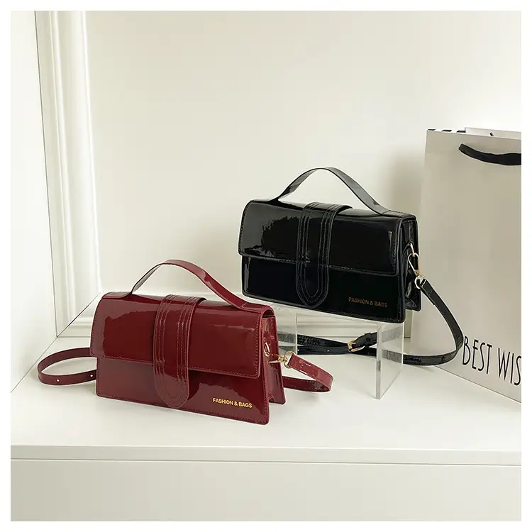 2025 New Jersey Style Crossbody Bag Red Black — feature 20