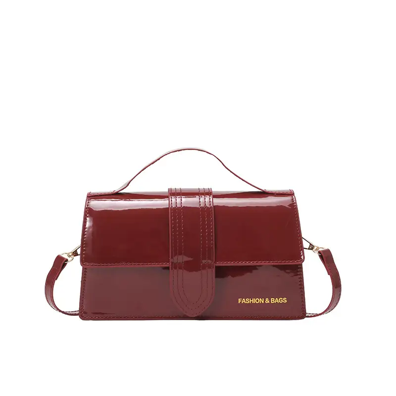 2025 New Jersey Style Crossbody Bag Red Black