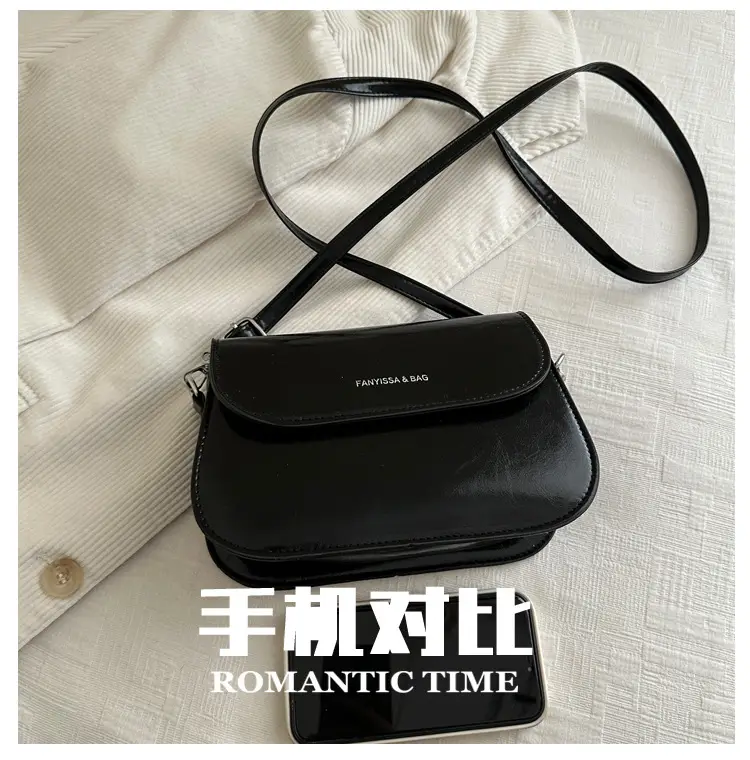 Korean Style Single Shoulder Crossbody Bag Brown Saddle — feature 5